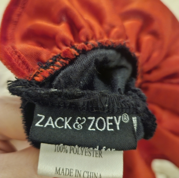 Zack & Zoey Red Velvet Holiday Dog Dress – XX-Small - Picture 4 of 5